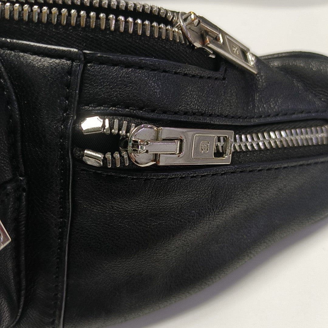 Lambskin Belt Bag Medium Black