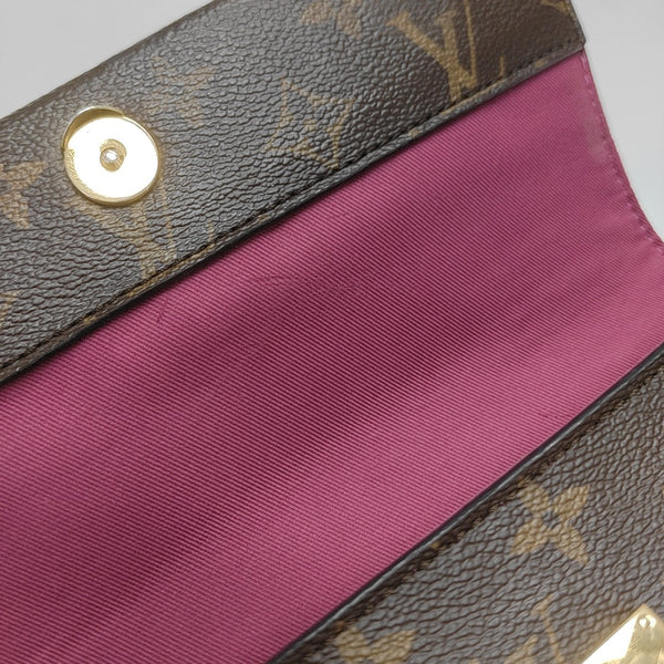 CLUNY PM Monogram Coated Canvas Brown