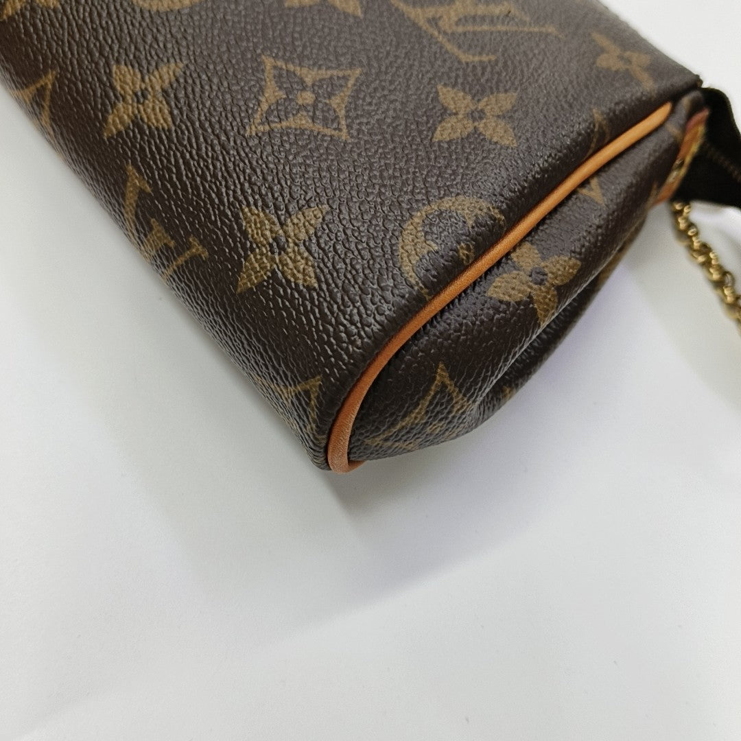 EVA Monogram Coated Canvas Brown