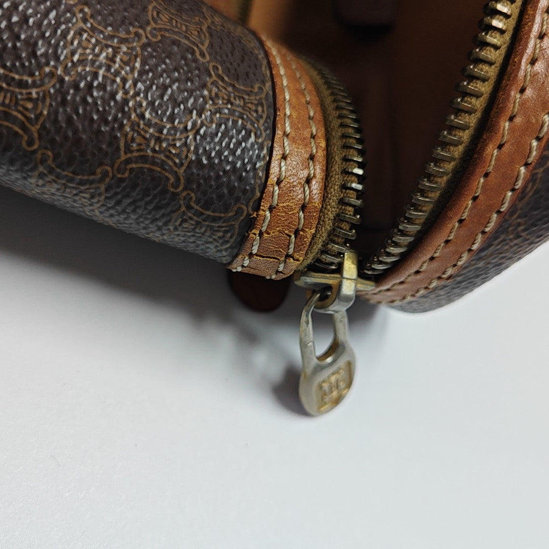 BOLSOS COSMÉTICOS MACADAM TOP HANDLE Lona revestida Marrón