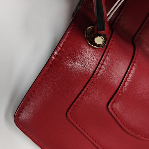SERPENTI FOREVER Small Quilted Calfskin Red