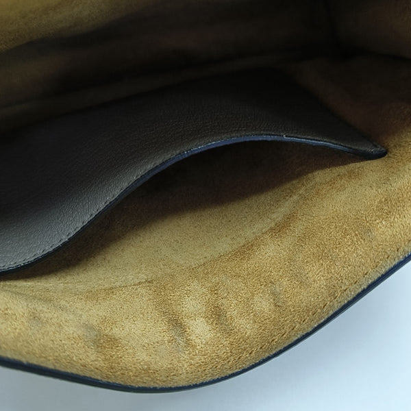 Calfskin Shoulder Bag Gray