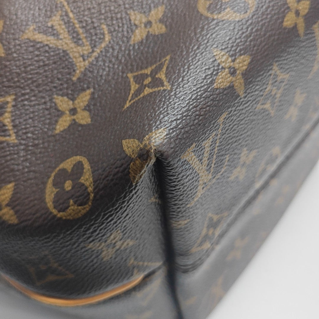 TURENNE PM Monogram Coated Canvas Brown