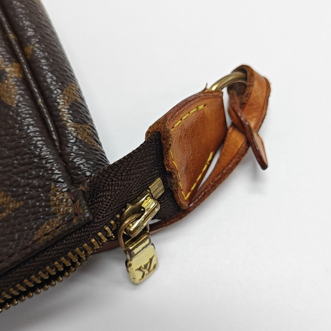 ACCESSOIRES Monogram Coated Canvas Brown