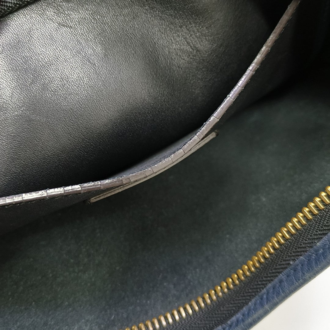 Calfskin Shoulder Bag Black