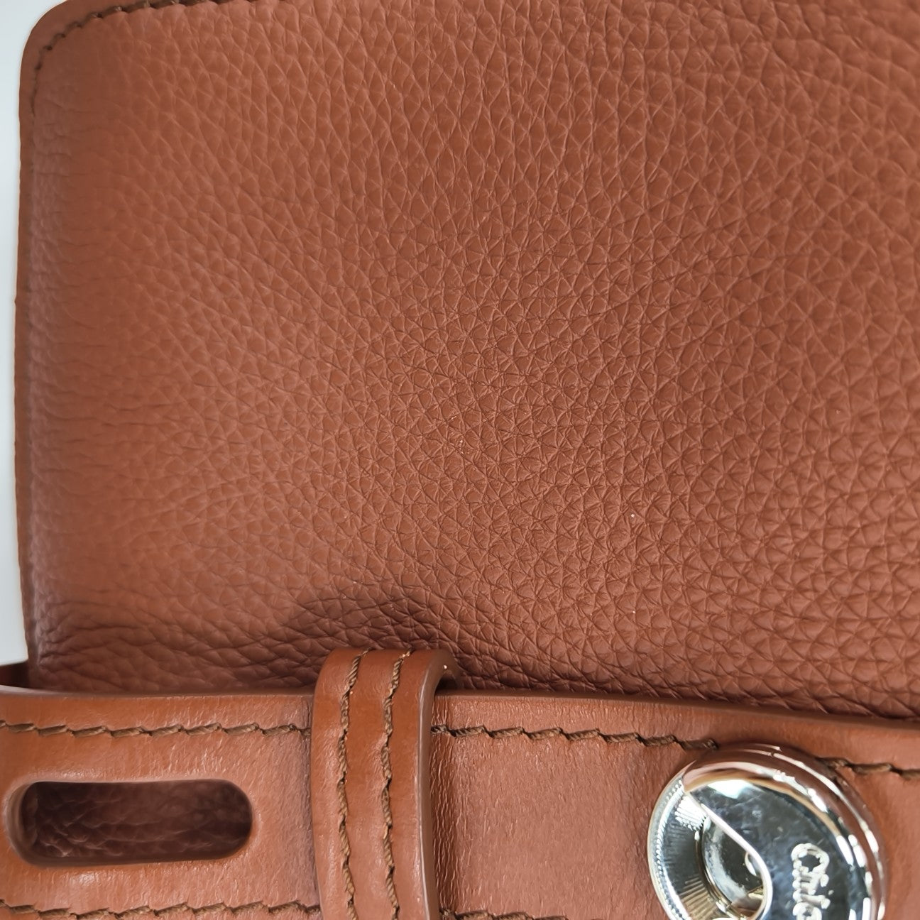 Aby Small Calfskin Brown