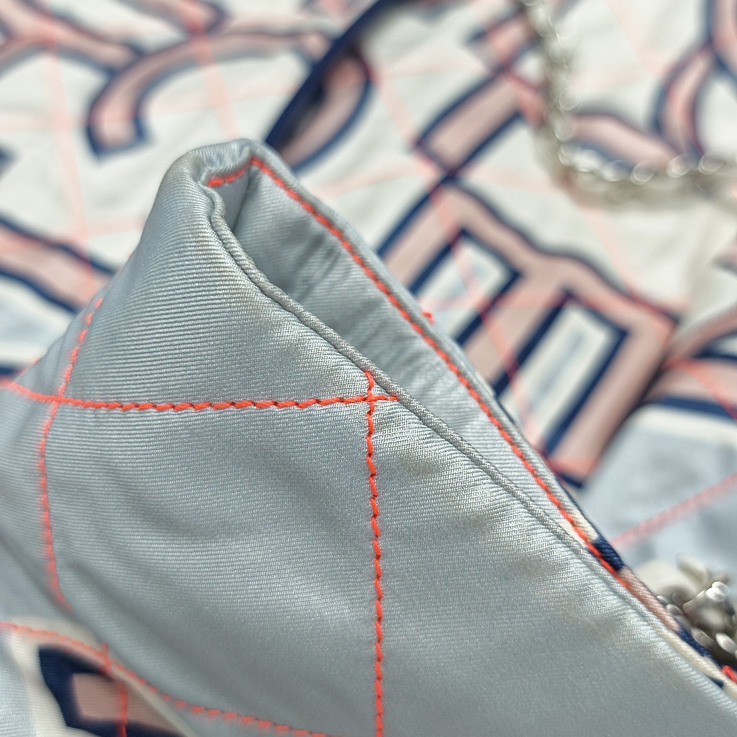 Fabric Shoulder Bag White