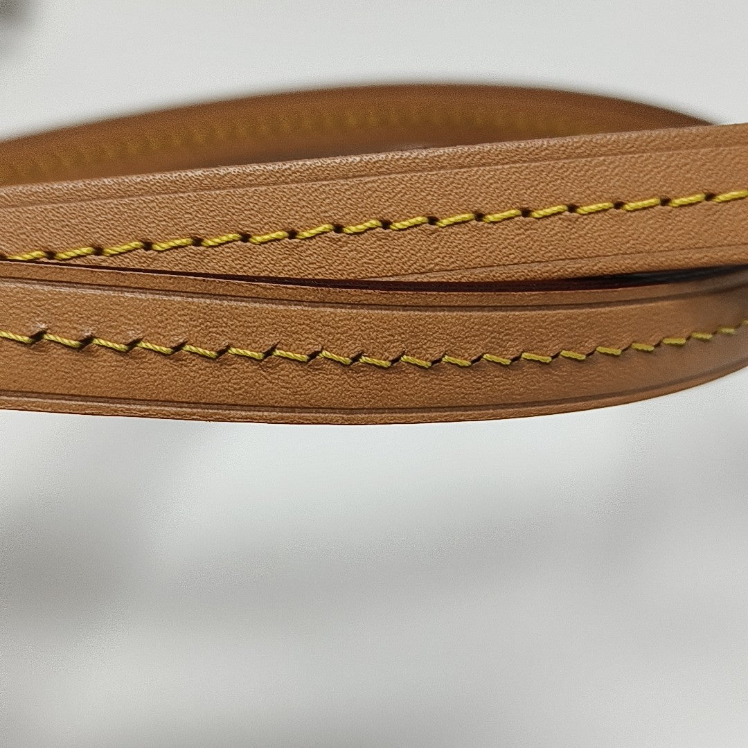 DEAUVILLE Mini Monogram Coated Canvas Brown