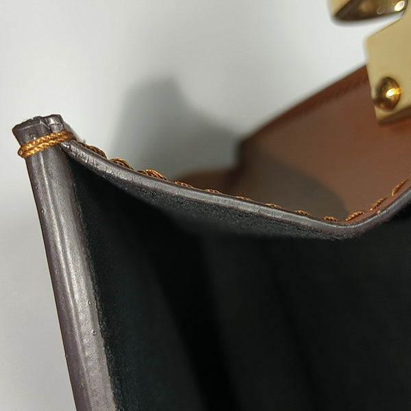 DAUPHINE Mini Monogram Coated Canvas Brown