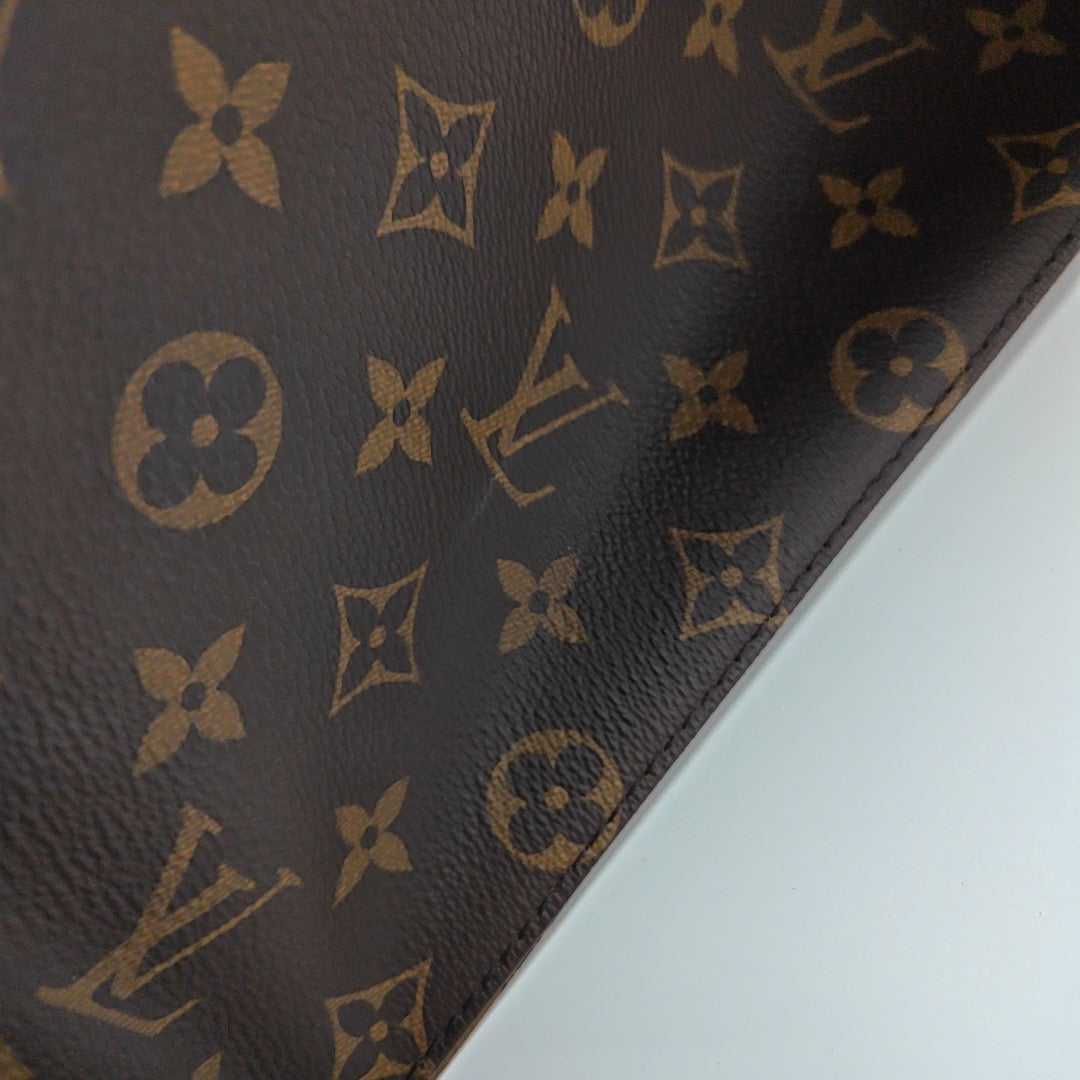 ONTHEGO GM Monogram Coated Canvas Brown