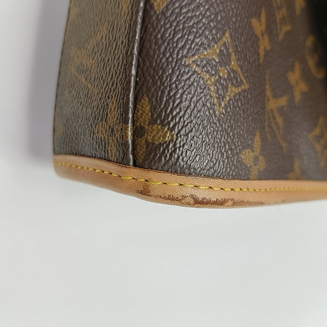 IVY Monogram Coated Canvas Brown