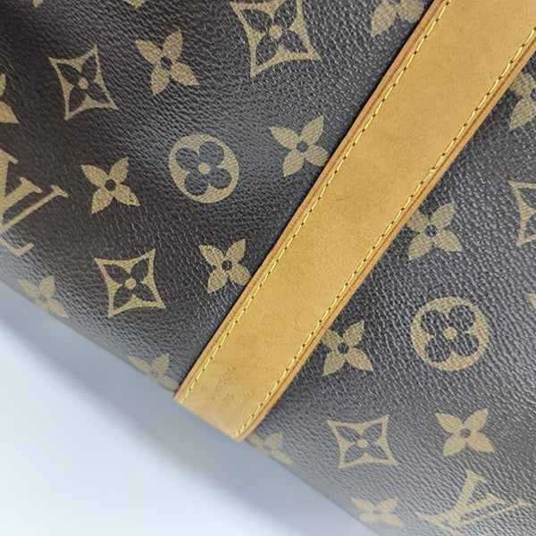 SAC SOUPLE 55 Monogram Coated Canvas Brown