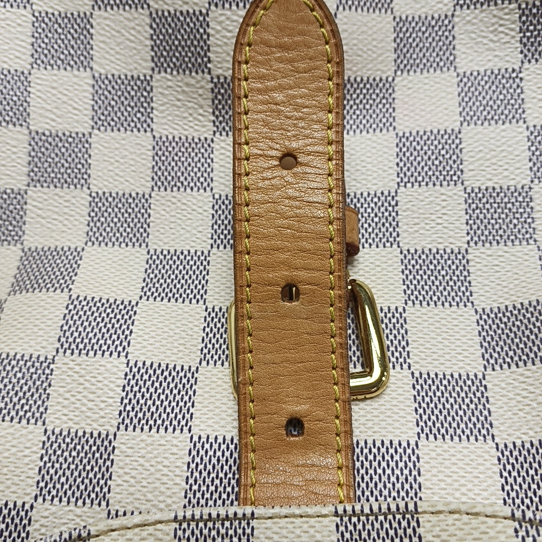 SPERONE Damier Azur Coated Canvas White