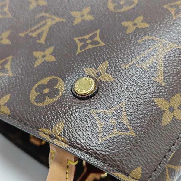 MONTAIGNE Monogram Coated Canvas Brown