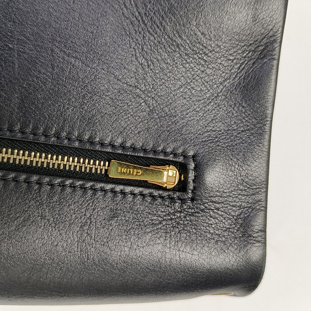 Calfskin Shoulder Bag Black