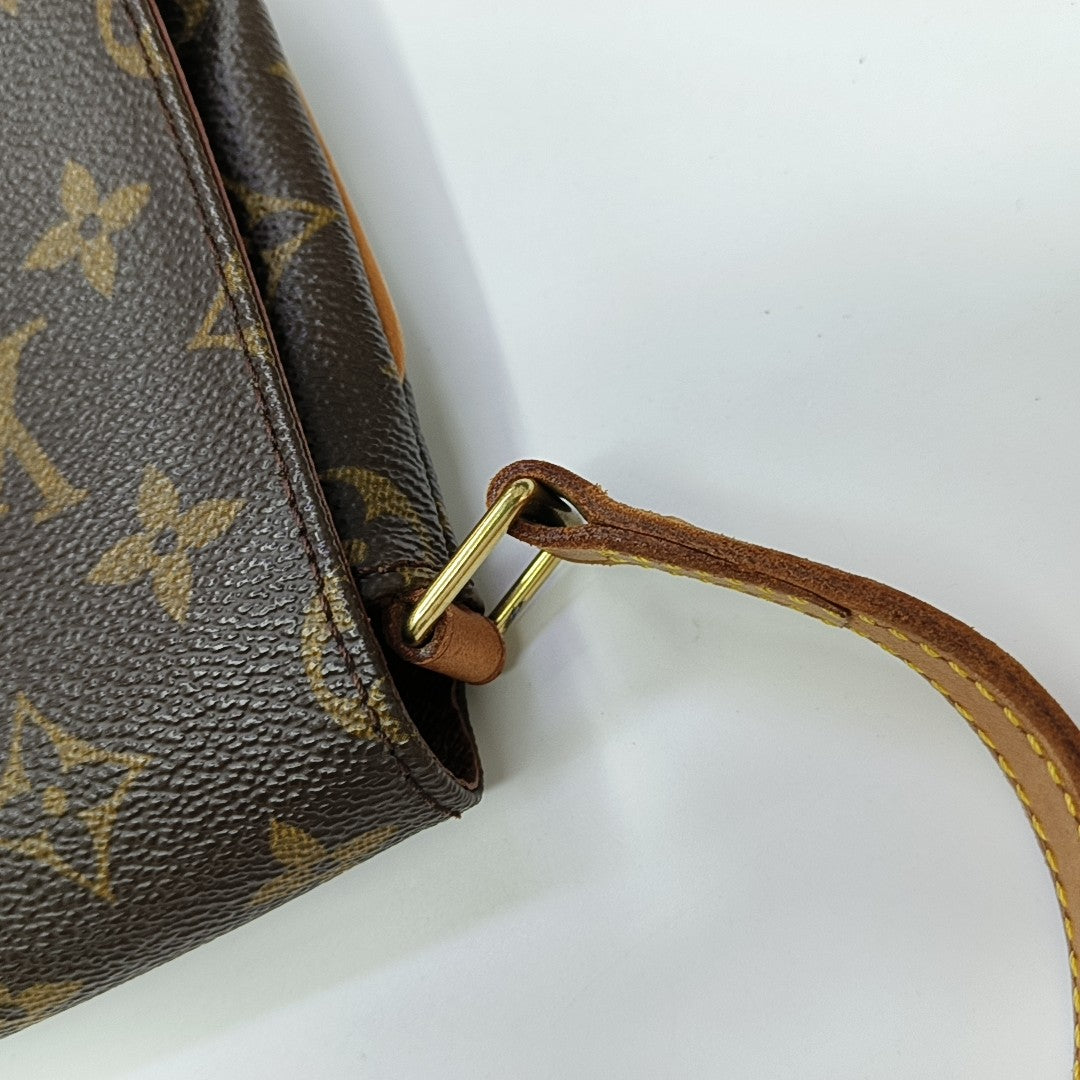 MUSETTE TANGO Monogram Coated Canvas Brown