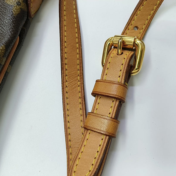 PALERMO PM Monogram Coated Canvas Brown