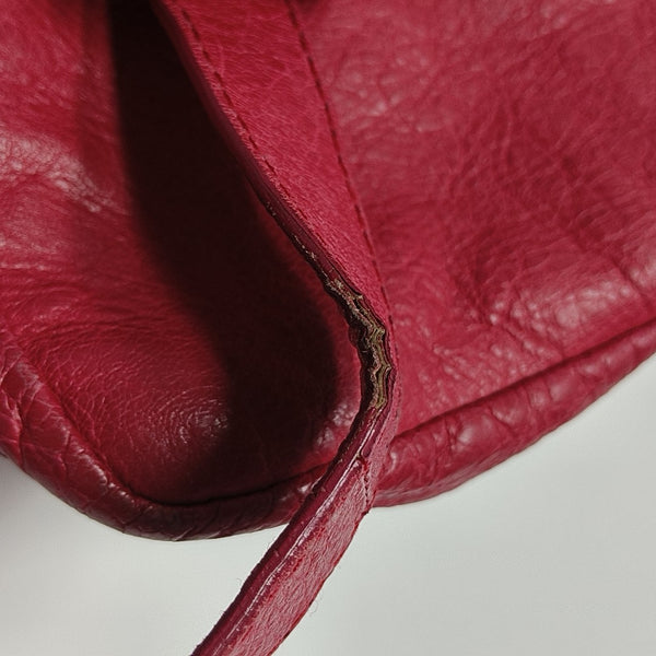 Classic City Small Lambskin Red