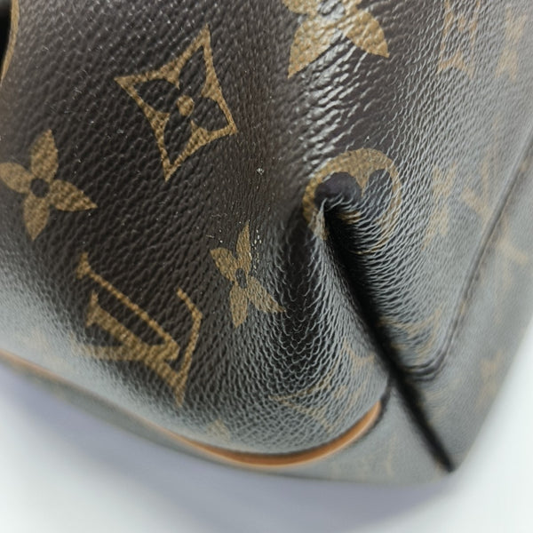 TURENNE Monogram Coated Canvas Brown