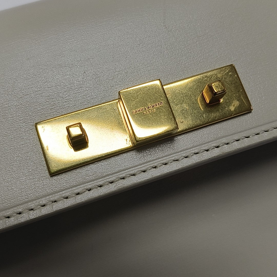 MANHATTAN Mini Calfskin White
