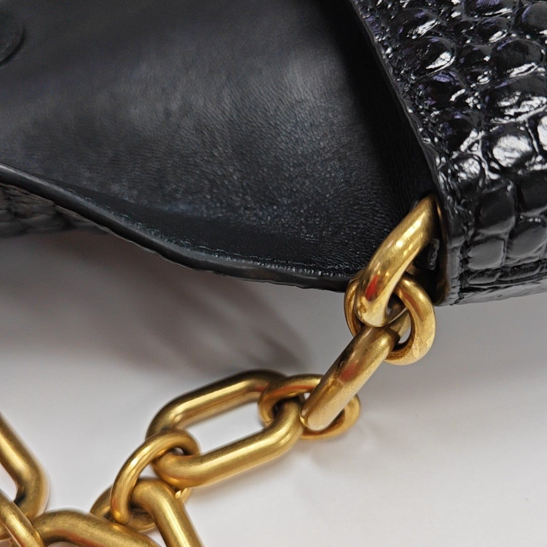 Downtown Super Mini Calfskin Black