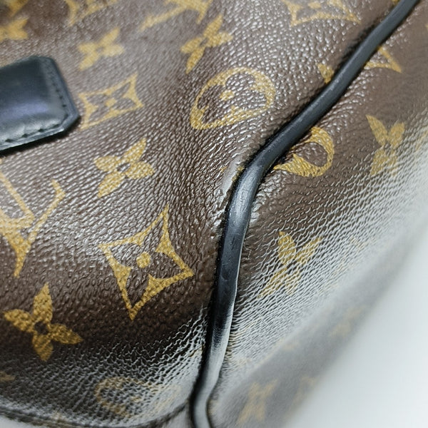PALK Monogram Coated Canvas Brown