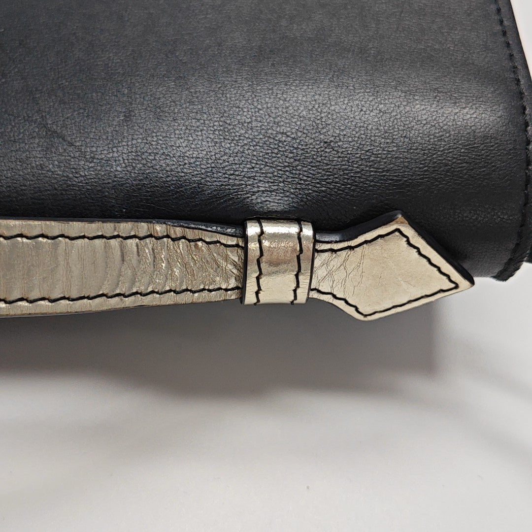 Calfskin Shoulder Bag Black