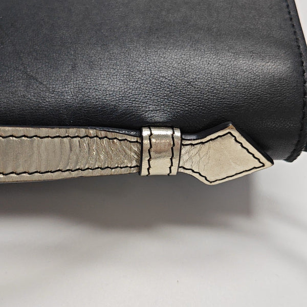 Calfskin Shoulder Bag Black