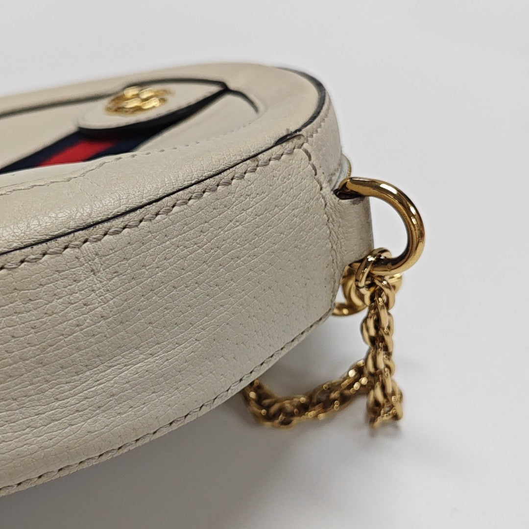 Ophidia Mini Calfskin White