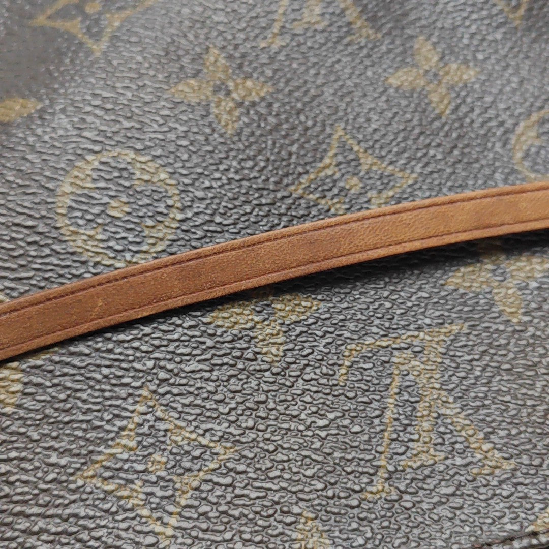 ACCESSOIRES Monogram Coated Canvas Brown
