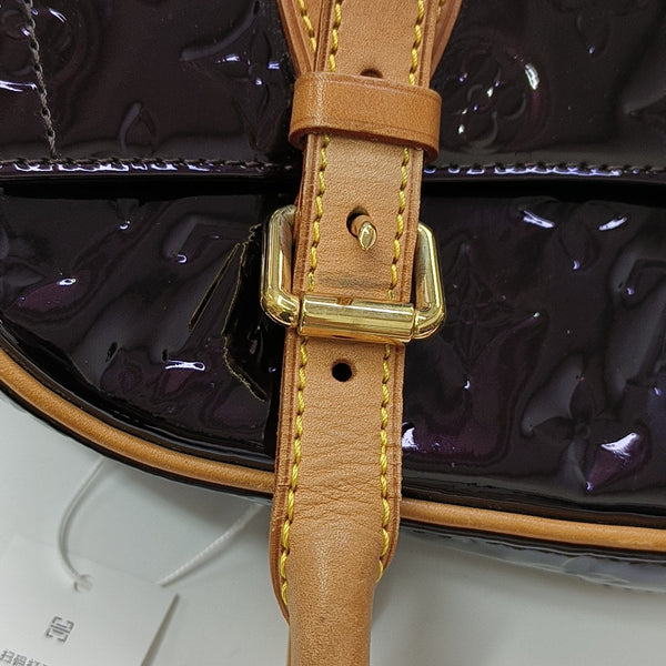 SUMMIT DRIVE Monogram Patent Leather Red