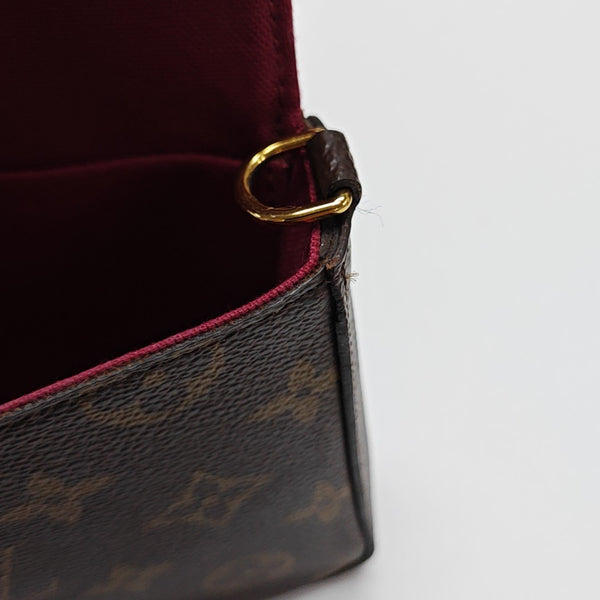 FÉLICIE Monogram Coated Canvas Brown