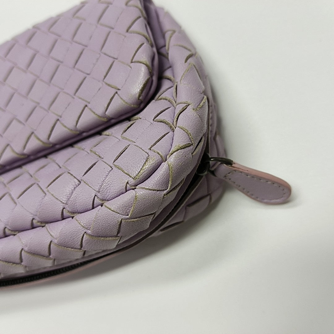 Lambskin Shoulder Bag Purple
