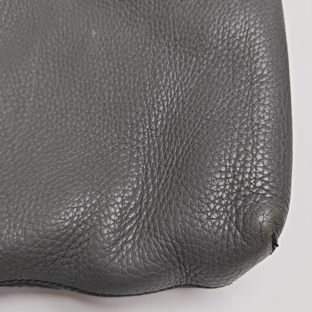 Calfskin Crossbody Bag Gray