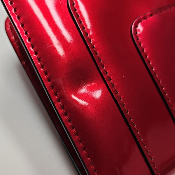 SERPENTI FOREVER Small Patent Leather Red