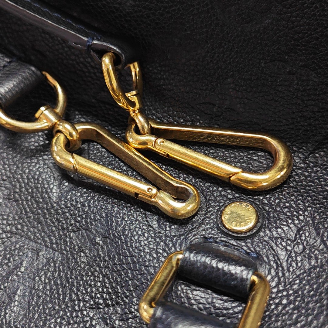 SPEEDY 25 Monogram Calfskin Black