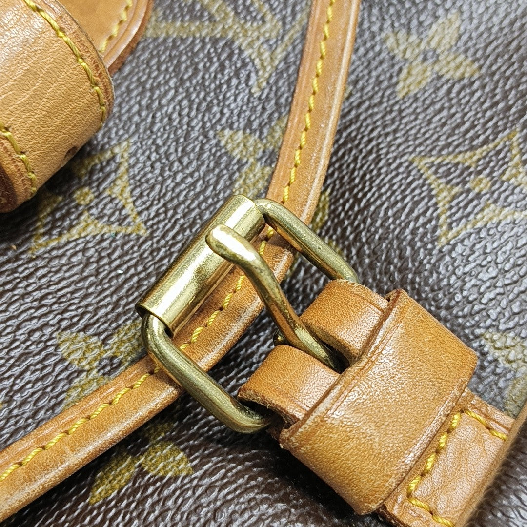 SAUMUR Monogram Coated Canvas Brown