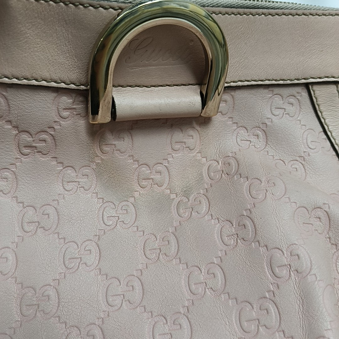 Monogram Calfskin Tote Bag Pink