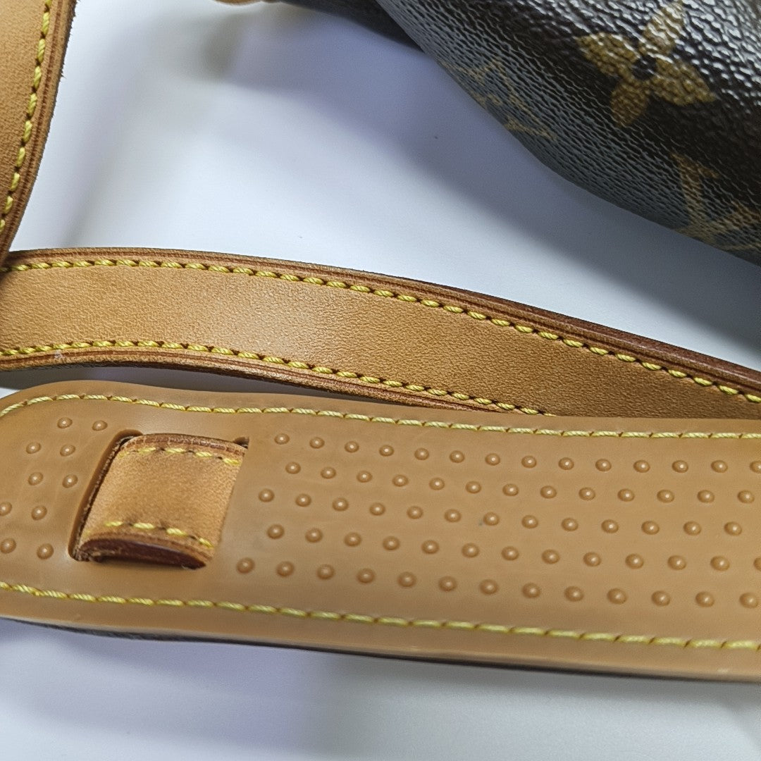 SAUMUR 30 Monogram Coated Canvas Brown