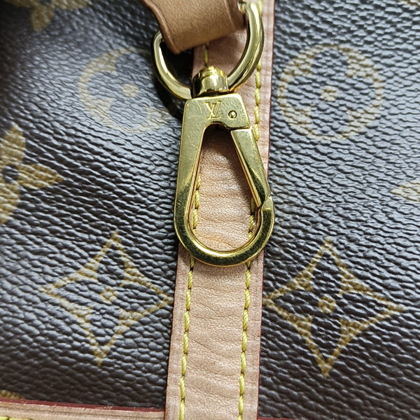 DUFFLE Monogram Coated Canvas Brown