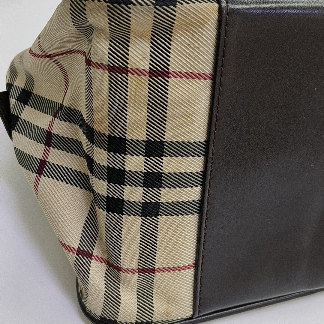 Canvas Top Handle Bag Beige