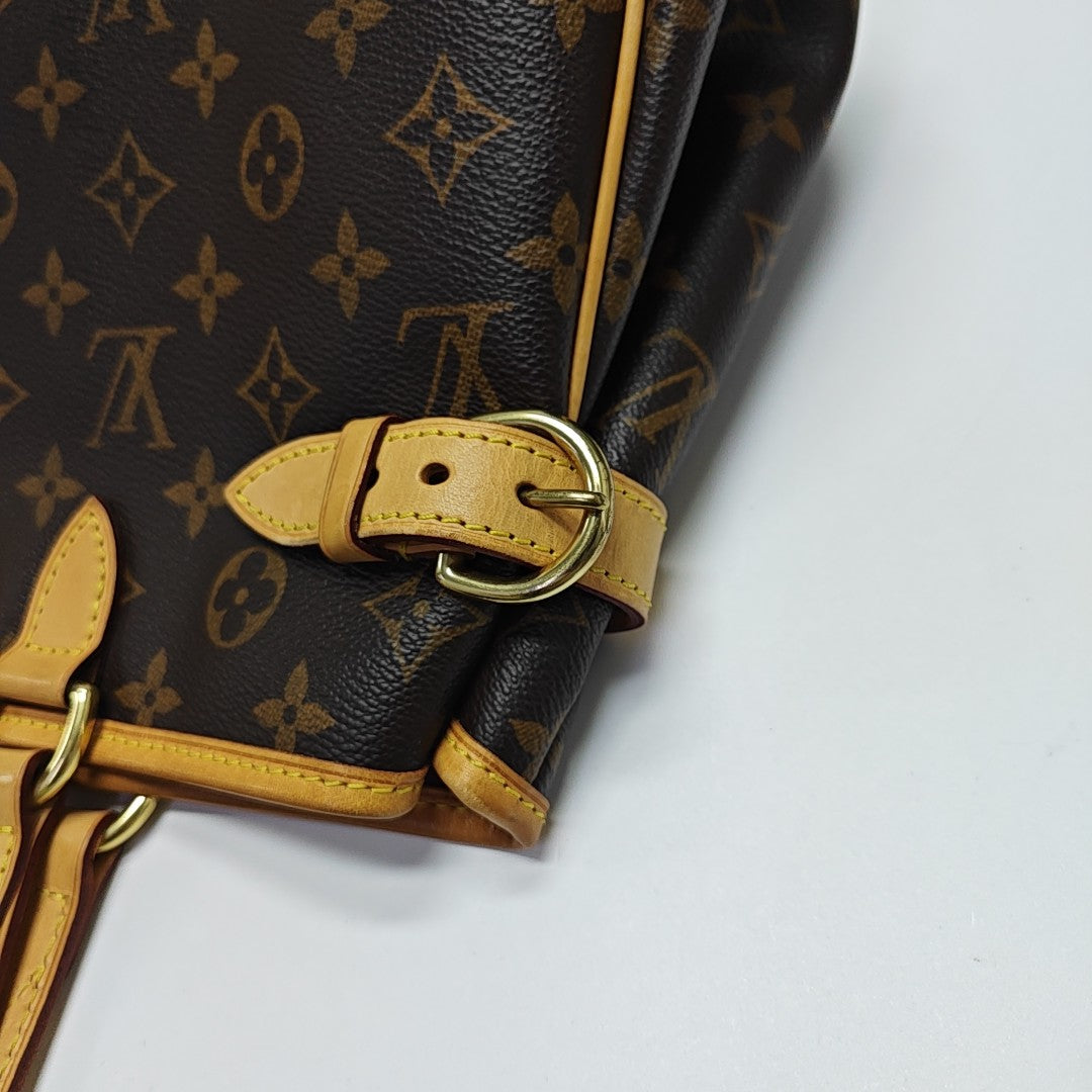 BATIGNOLLES GM Monogram Coated Canvas Brown