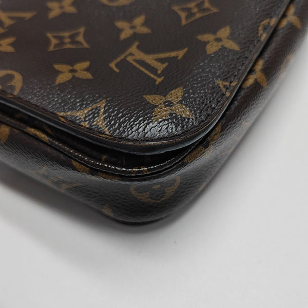 MÉTIS MM Monogram Coated Canvas Brown