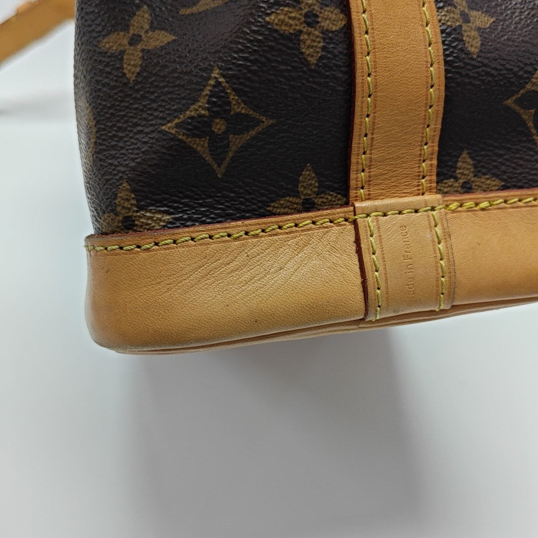 NOÉ BB Monogram Coated Canvas Brown