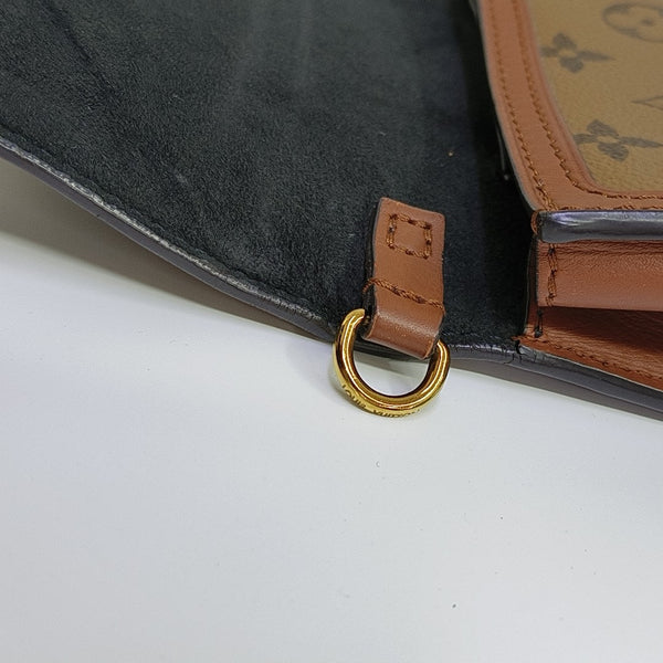 DAUPHINE WOC Monogram Coated Canvas Brown