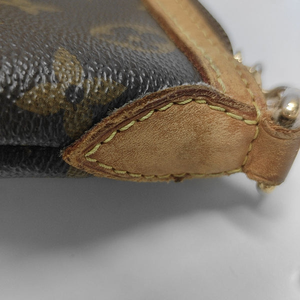 PALERMO PM Monogram Coated Canvas Brown