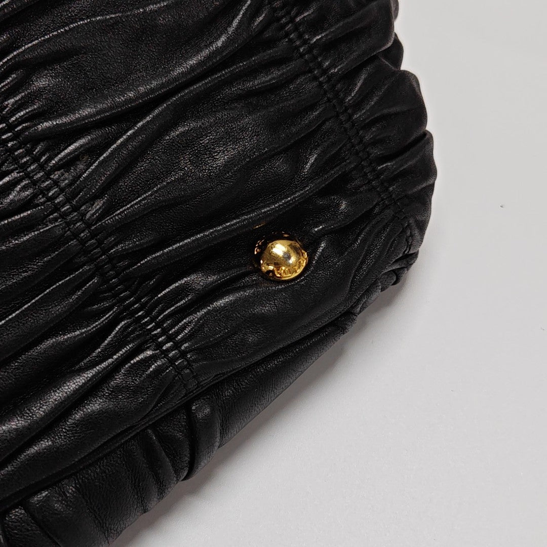 Quilted Lambskin Tote Bag Black