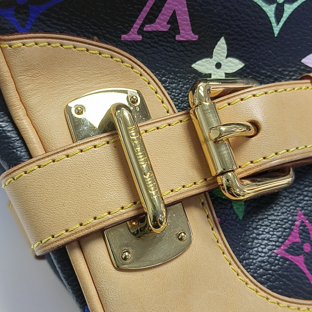 LV × TM CLAUDIA Monogram Coated Canvas Black