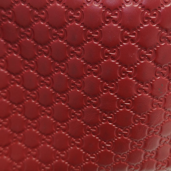 Microguccissima Monogram Calfskin Red