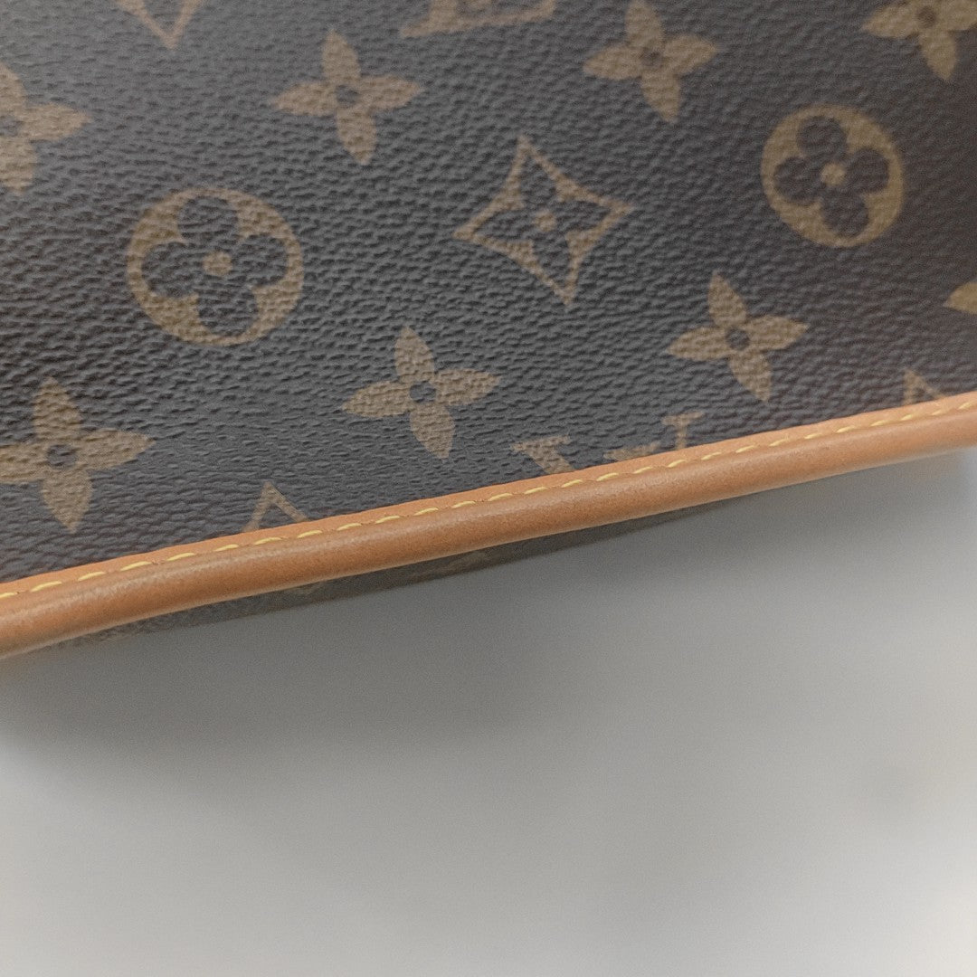 DIANE Monogram Coated Canvas Brown